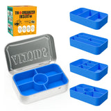 Wzporzst 4-Pack Tin Organizer Inserts Compatible with Altoids 1.76oz Mint Tins - Ideal Dividers for Personal Essentials, Travel 