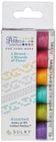 Sulky Sampler 12wt Cotton Petites 6/Pkg, Bright Colors Assortment, (71213)
