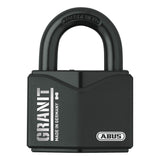 ABUS Granit Padlock 37/55#SZP for Outdoor Use - with Security Card and Key with LED Light - Made of Hardened Special Steel - ABU