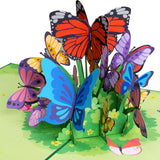 Paper Love 3D Butterflies Pop Up Card, Gift for Birthday, Wedding, Anniversary, Thank You, Get Well, All Occasion or Just Becaus