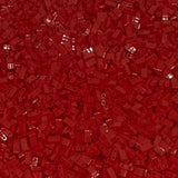 Miyuki Half Tila Beads - 2 Hole Rectangle Beads, 5x2.3x1.9 mm, 5 Grams Glass Beads Red (HTL408)