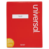 Universal UNV80104 1 in. x 4 in. Laser Printer Permanent Labels White (2000/Box)
