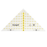 Omnigrid 8 Right, Quarter Triangle Quilting Ruler, Square up to 8, Clear