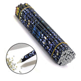 anmas rucci 10pcs Rhinestone Bead Gem Picker Dotting Pen Wax Pencil Point Dotting Tool (Wax Pen Tools for Rhinestones(10pcs))