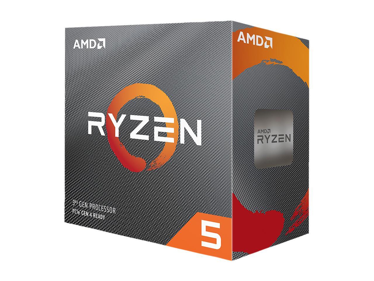 AMD Ryzen 5 3600 6-core, 12-Thread Unlocked Desktop Processor with Wraith Spire Cooler
