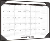 Large Desk Calendar 2026 with Desktop Mat, KOPEESY 22 x 17 Desktop Calendar, 18 Mouths From January 2026 to June 2027, Office Su