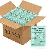 30 Pack Travel Size Laundry Detergent Bulk, Liquid Laundry Soap Unscented