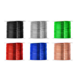 Mandala Crafts 13 Gauge Anodized Aluminum Craft Wire for Jewelry Making - 300 FT Colored Flexible Silver Copper True Blue Black 