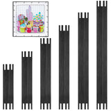 Hotop 6 Set Stretcher Bars for Needlework 6 Sizes Wooden Canvas Stretcher Bars for Needlepoint Embroidery Stitch Frame Set Bundl
