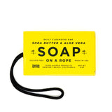 BYRD Hydrating Soap on a Rope - Daily Cleansing Face and Body Bar, with Shea Butter, Aloe Vera Gel and Sea Salt, 9 Oz