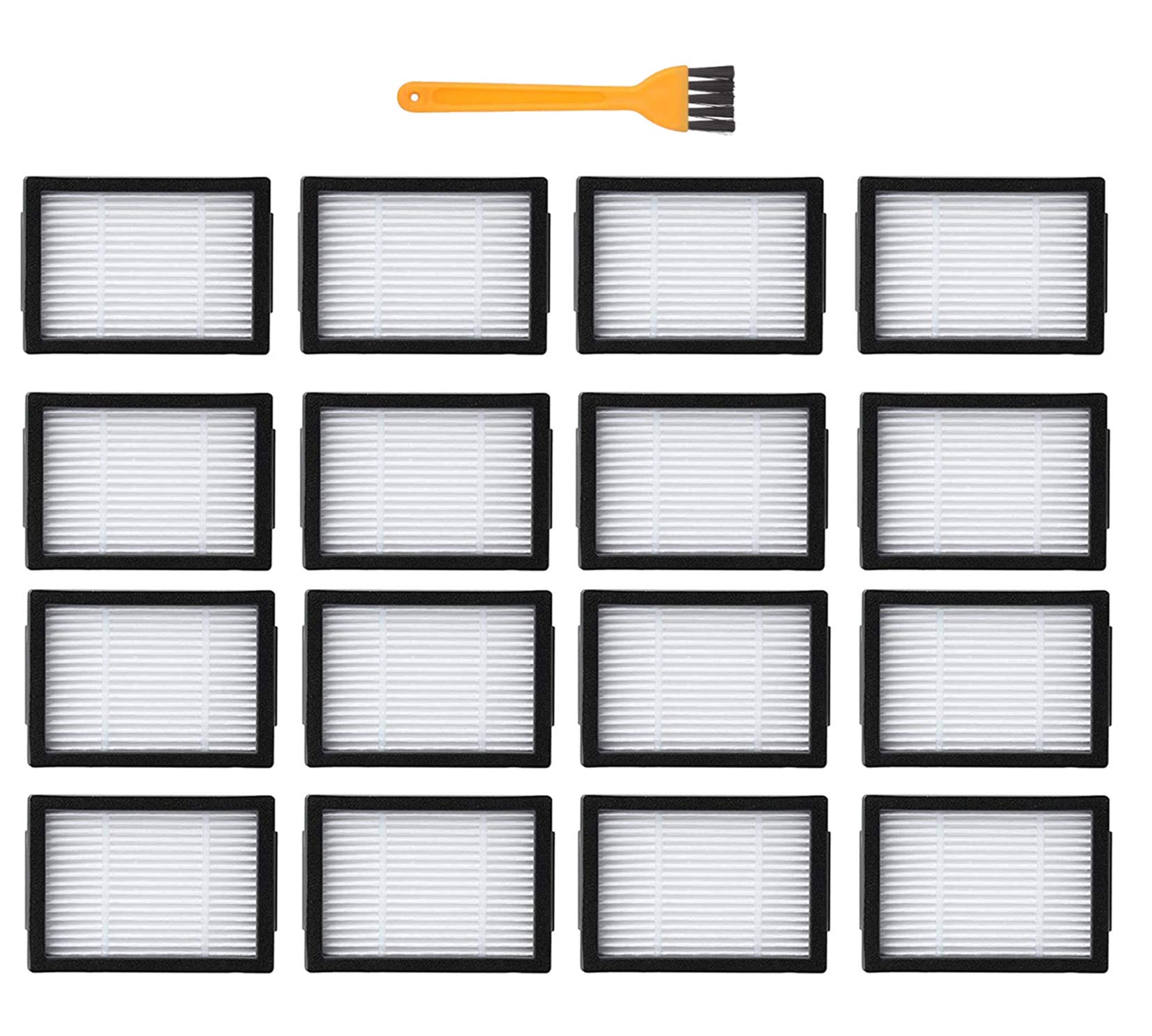 Rjnlsc 16 Pack Roomba Filters Replacement Parts Compatible With Irobot Roomba I7 I7+/Plus J7 I3 I3+ I4+ I2 I2+ I1 I1+ I4 I6 I6+ 