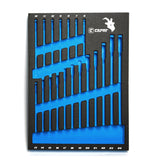 Capri Tools Mechanics Tray Combination Wrenches, Metric