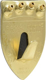 OOK 55007 Picture Hangers, Art Hangers, Shield Design, Brass, Reusable Picture Hooks, 30lb (1 Set)