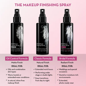 Skindinavia The Makeup Finishing Spray, Classic Makeup Setting Spray, All-Day Wear, Long-Lasting Up to 16+ Hours, Heat-Resistant