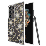 Case-Mate Samsung Galaxy S24 Ultra Case [6.8] [12ft Drop Protection] [Wireless Charging] Floral Gems Phone Case for Samsung Gala