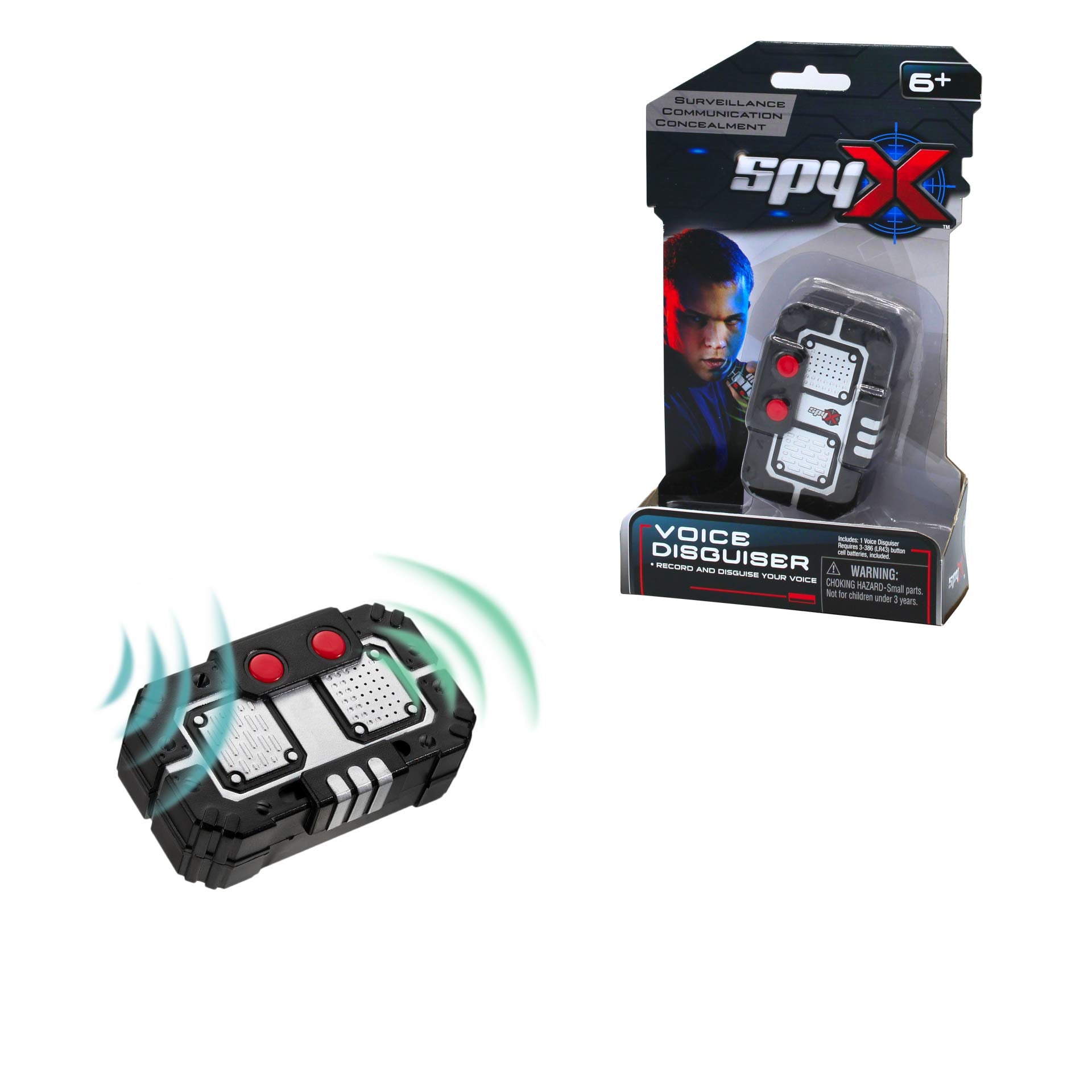 SpyX / Micro Voice Disguise & Recording Toy - Record Your Voice and Play it Back 'Twisted'. Perfect addition for your spy gear c