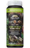 Ultra Fresh Floating Turtle Food, All Natural Ingredients, Wild Sword Prawn, Calcium Vitamin D Enriched for Picky Aquatic Baby T