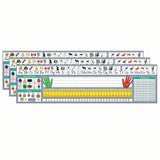 North Star Teacher Resources Canadian Traditional Manuscript Desk Plates, 19-inch x 5-inch, 36 Per Pack, 3 Packs (NST9020-3)