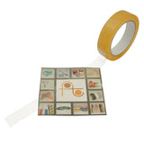 JVCC Cellophane Sealing Tape [Biodegradable] (Cello1): 1 in. x 72 yds. (Clear)