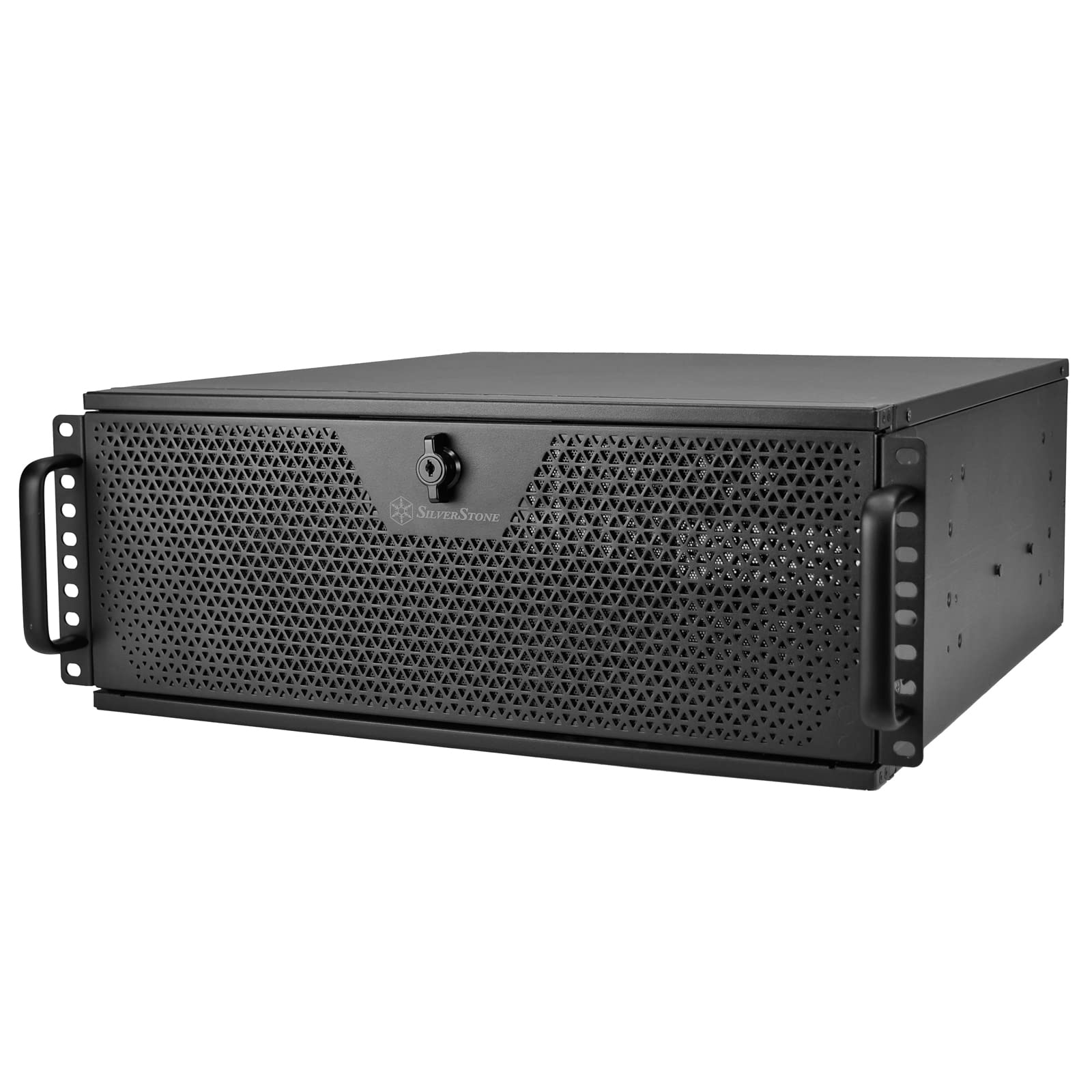 Silverstone Technology Rm44 4U Rackmount Server Chassis With Enhanced Liquid Cooling Capability (Up To 360Mm Radiator), Sst-Rm44 Black