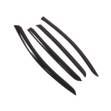 TuningPros Outside Mount Window Vent Visors Rain Guards Compatible with Volkswagen Golf 2009-2013 | Side Window Wind Deflectors 