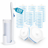 PEEROX Toilet Wand Refills, Disposable Toilet Brush, Toilet Wand, Disposable Toilet Bowl Cleaner Wand, Toilet Brush, Toilet Scru