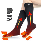 SAVIOR HEAT Heated Socks for Men Women Rechargeable Battery Electric Socks Winter Foot Warmer Outdoor Skiing Hunting Fishing