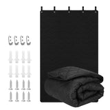 Soundproof Curtain 48 x 78- Lightweight Automotive-Grade Acoustic Sound Dampening Blanket with Grommets, Hanging Loops & Wall Ho