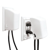 Dreambaby Dual Fit Outlet Cover Box - Baby Safety Outlet Cover for Standard & Decora Plugs - Child Proof Electrical Outlet Plugs