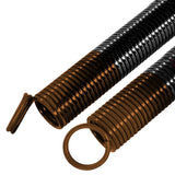 Heavy Duty 100 lb Garage Door Extension Springs (2-Pack) - Double-Looped Design with Precision E-Coating for Enhanced Durability