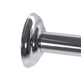 Zenna Home Adjustable Shower Rod, 44 to 72, Permanent WallMounted Shower Rod, Easy to Install, Rust Resistant, Chrome