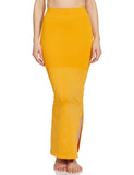 Clovia Womens Petticoat Style Saree Shapewear with Side Slit (SW0023P07_Yellow_S)