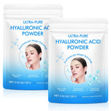 Hyaluronic Acid Powder - 2Pack, High Molecular Weight Hyaluronic Acid Serum PowdeCosmetics Grade | Skin Hydration and Moisture S