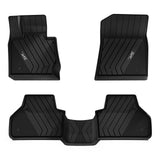 3W Floor Mats Compatible for BMW X3 F25 2011-2017 / BMW X4 2015-2018 Custom Fit TPE All Weather Floor Liner for BMW X3 / X4 1st 