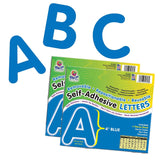 Pacon SelfAdhesive Letters, Blue, Puffy Font, 4, 78 Characters Per Pack, 2 Packs