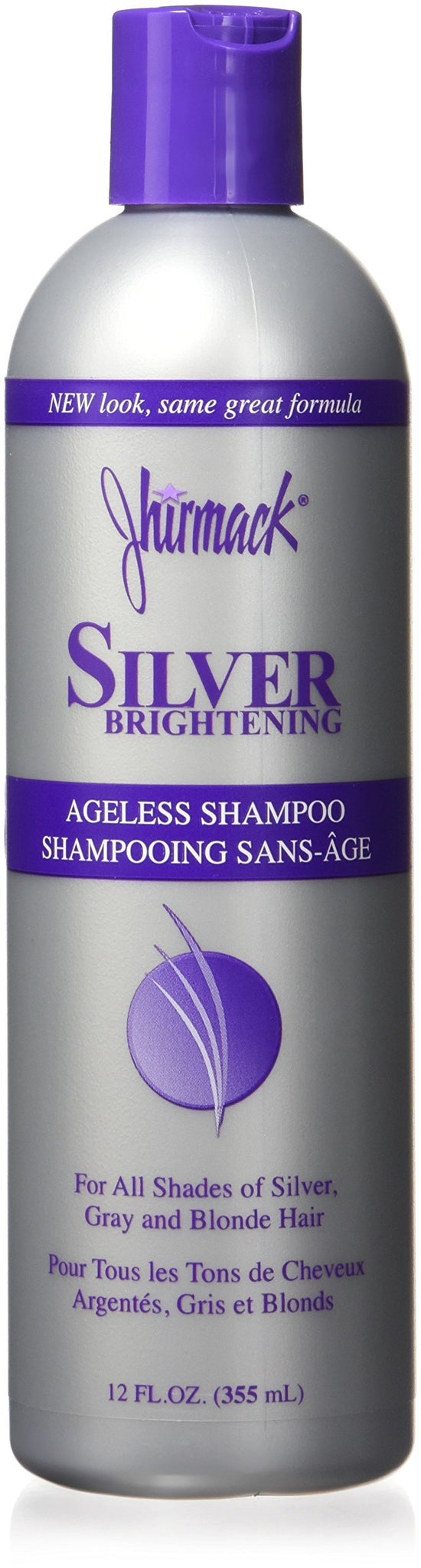 Jhirmack Silver Brightening Ageless Shampoo, 12 Oz, 12 Ounce