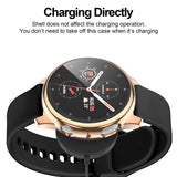 BHARVEST [8 Pack] Screen Protector Case Compatible with Samsung Galaxy Watch Active 2 40mm, Soft TPU Plated All Round Scratch Re