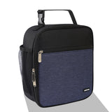 AYEANY Lunch box Lunch bag for men women Lunchbox Lunch bags Insulated Lunch bag Lunch box cooler (Thicken navy blue), Large