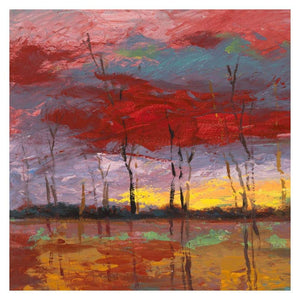 Tramonto Sul Bosco I-Paper Art-32,,X32,,