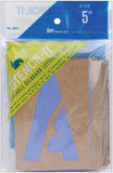 Duro Graphic Products 3335 Oil Board Stencil Set, 5, Brown