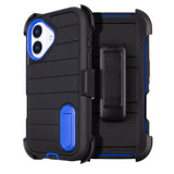 Yowtrey for Rugged iPhone 16 Case with Belt Clip Holster, Military Grade Heavy Duty Shockproof Cover for iPhone16 Case Protectiv