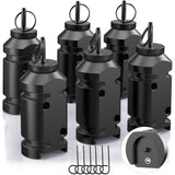 6 Pack Trip Alarm, 12 Gauge Perimeter Trip Alarm, Early Warning Security System for Camping and Property Safety/Bear Deterrent