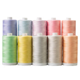 Connecting Threads 100% Cotton Thread Sets 1200 Yard Spools (Set of 10 Fairy Tale)