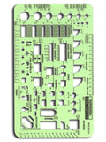 Rapidesign 1/8 Inch ABC Architect Drawing Template, 1 Each (R22A)