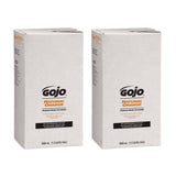 GOJO NATURAL ORANGE Pumice Hand Cleaner, 5000 mL Quick Acting Lotion Hand Cleaner Refill PRO TDX Dispenser (Pack of 2) 755602