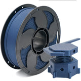 Stone Blue Carbon Fiber 1.75mm PLA Filament High-Intensity for Tools, 1kg (2.2lbs) Spool CF 3D Printer Filament, Easy 3D Printin