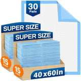 MILDPLUS Bed Pads Disposable 40X60 Super Absorbent Pee Pads, Oversized Underpads for Adults, Elderly, Pets [150x200CM, 15pcs]