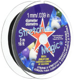 Stretch Magic Bead & Jewelry Cord Strong & Stretchy, Easy to Knot Clear Color 0.6mm diameter 10meter (32.8 ft) spool 