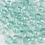 YHYPOCI 400pcs 4mm Crystal Glass Beads for Crafts Faceted Rondelle Glass Beads for Jewelry Making Crystal Spacer Beads for Neckl