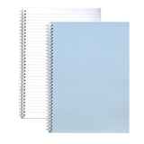Innaxa A4 College Ruled Spiral Notebook | Pastel Color | 100 Gsm Thick Line Paper | 50 Sheets/100 Pages | Lined Journal Set For 